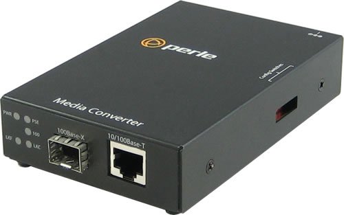 Perle Systems 05090260 S-110p-sfp-xt POE Media Convert 10 / 100basetx-100base