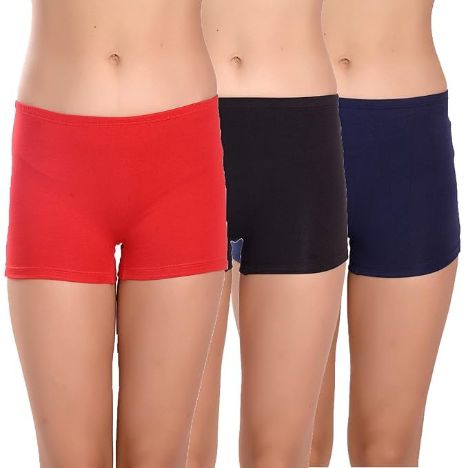 Women's Cotton Boyshort Panties Ultra-Soft Stretch Boxer Briefs – Full Coverage Mid-Rise Anti-Chafing Underwear for Daily Comfort-image-16