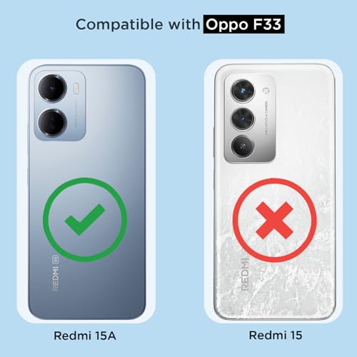 Image of Amazon Basics Back Cover for Redmi 15A 5G Mag-Safe Shockproof PC + TPU Protective Case Magnetic Support Bumper Case (Transparent Mag-Safe)