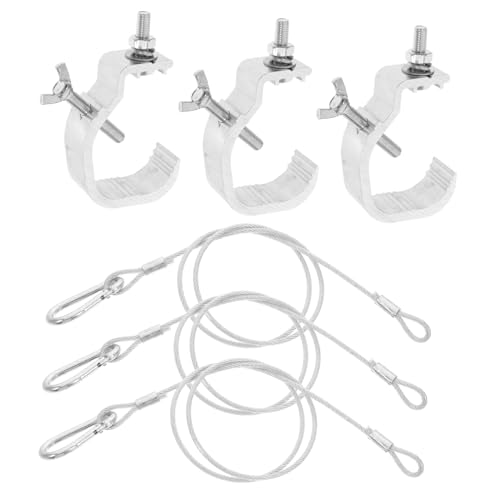 Éclairage de scène stable pour concerts et spectacles avec pince aluminium et câble