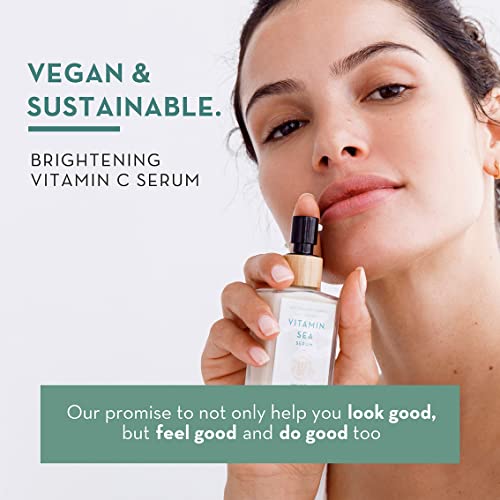 Vitamin Sea Serum | Anti-Aging Vitamin C Serum For Face | Rejuvenating, Plumping, Hydrating Facial Serum By The Organic Skin Co #TOP4