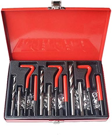 88Pcs Thread Repair Kit Set Broken Screw Repair Tool Damaged Thread Garage Metric Tool M6 M8 M10