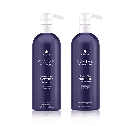 Alterna Caviar Anti-Aging Replenishing Moisture Shampoo & Conditioner 1000ml Duo