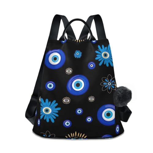 Sac à dos avec poche arrière femme tendance sac à main dos noir doré