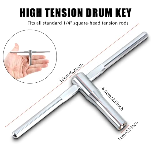 image for EASTROCK High Torque Drum Key Drum Tuning Key Tool For Marching Drums 