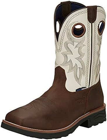 Tony Lama Mens Fireball 11 Inch Waterproof Composite Toe Work Safety Shoes Casual - Brown - Size 9 D