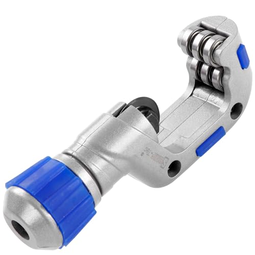 Sharp-tec 4-32mm Pipe Cutter, Adjustable Tube Cutter with Aluminum Alloy Body, Pipe Cutting Tool for Copper, Brass, PVC, Aluminum