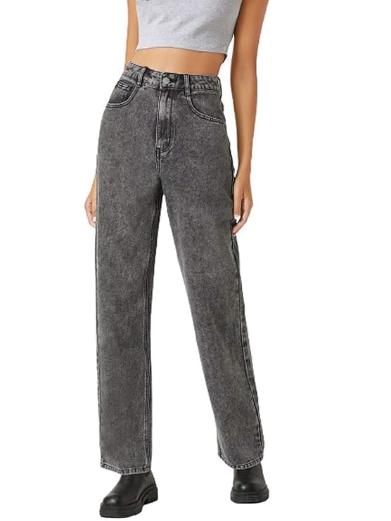 Image of Women's Denim Straight Fit Boyfriend Jeans