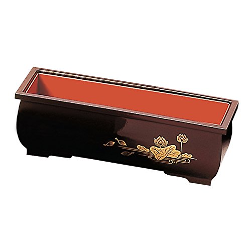 仏具 長香炉(溜/蓮/5寸)