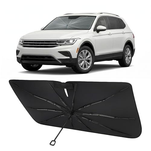 Proadsy Windshield Sun Shade Umbrella for Volkswagen Tiguan 2025 2026 Foldable Car Umbrella Sunshade...