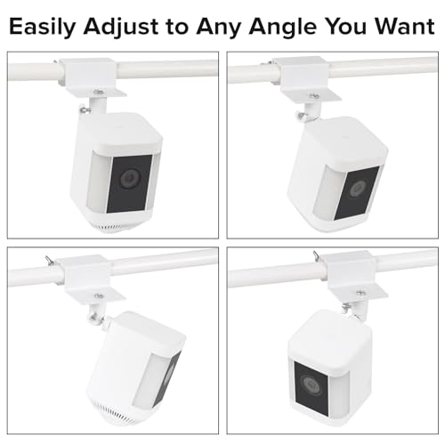 2Pack Gutter Mount for Spotlight Cam Plus/Pro (Battery), Adjustable Weatherproof Metal Mount Bracket, Accessories for Your Security Camera