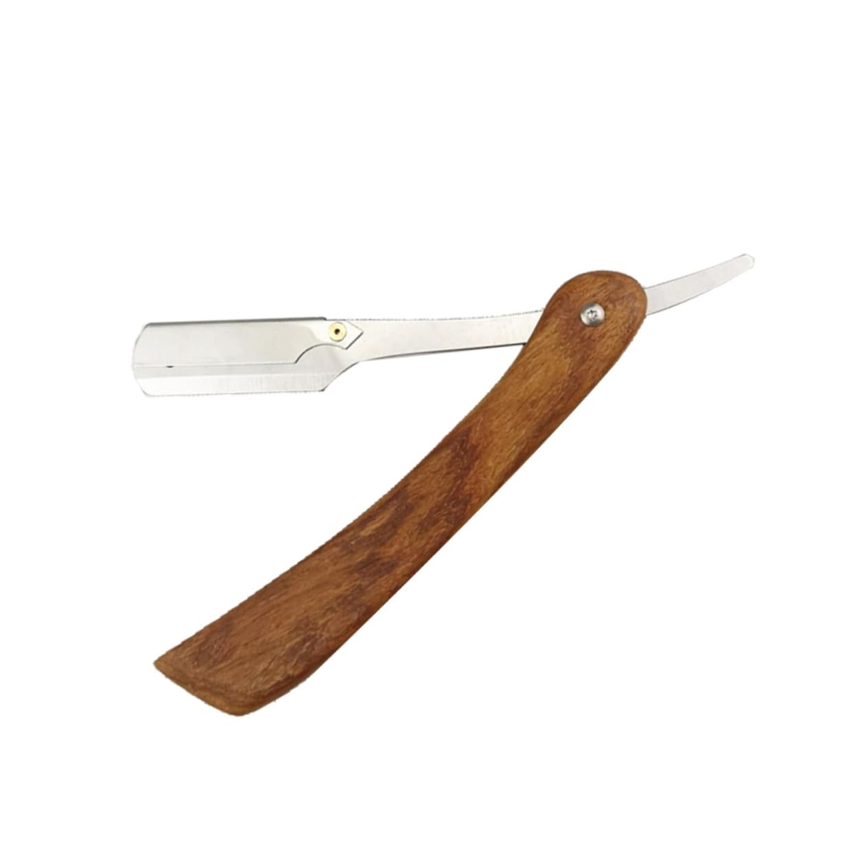 Vaguelly Chic Straight Metal Shaving Razor for Men Manual Barber Razor for Hair Salons and Home Use for Shaving Beards Sideburns and Hair