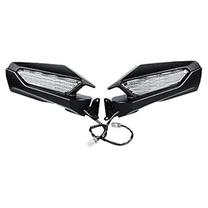 Ohggyqo Matte Rearview Mirrors Turn Signal For Honda For Goldwing 1800 2018-2021 Goldwing Gl 1800 1 412sl urfvl. sl500 . ss300