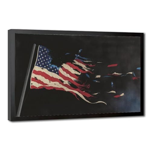 Impression sur toile Our Flag par Ed Ruscha - Cadre salon 30x45 cm