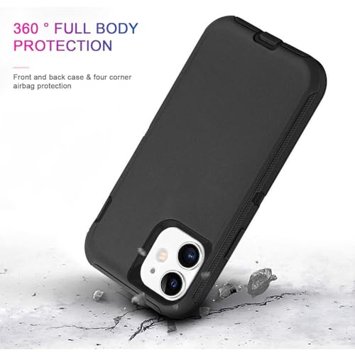Coque iPhone 14 Pro Max antichoc 3 en 1 en PC et TPU Noir Vert