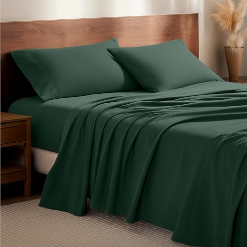 Bare Home Flannel Sheet Set 100% Cotton, Velvety Soft Heavyweight