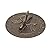 Whitehall Products 691 Dragonfly Sundial, 12x12, French Bronze