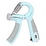 Hand Grip Strengthener with counting function, Adjustable Resistance 11-132Lbs(5-60kg) Forearm...
