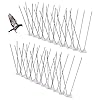 Afschrikmiddel voor duiven Vogel Spikes voor Duiven Anti Klim Muur Hek Vogels Controle Spikes Roestvrij Staal Anti-klimmen Spikes Gebruikt voor Daken Muren Repelling Vogels en Katten 25cm 2 Stuk