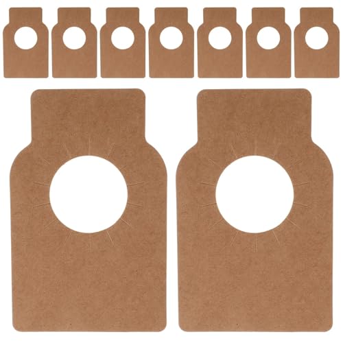 Etiquetas para botellas de vino de papel kraft: organiza tu bodega con un toque rústico vintage