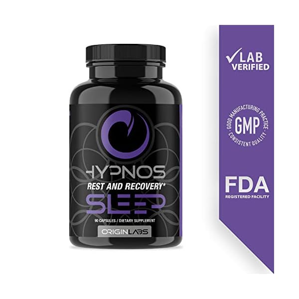 Hypnos-Sleep-by-Origin-Labs-Rest-and-Recovery-Sleep-Aids-for-Adults-Sleep-Supplements-Recovery-Supplements-Health-Supplements-Sleeping-Pills-Valerian-Root-90-Capsules Jocko Fuel Good Night Natural Sleep Aid for Adults - Sleeping Pills for Rest & Recovery, Non-Habit Forming with Magnesium, Lavender & Valerian Root (90 Capsules)