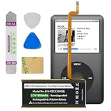 DRECHAS [980mAh] Battery for iPod Classic 616-0232, 2026 New Upgraded Capacity Replacement Battery for iPod 5th - 7th Generation Video Classic A1136, A1238 7th 160GB 5th 30GB with Repair Tool Kit
