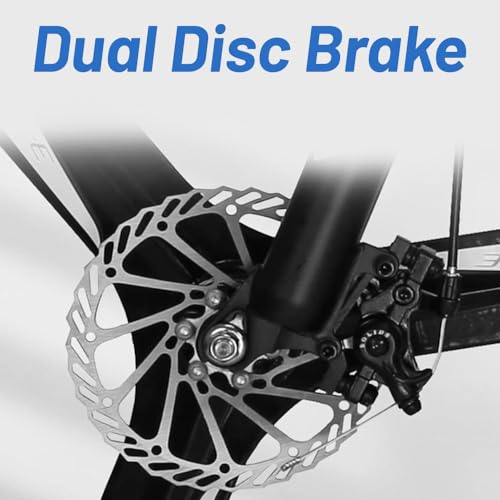 Image of Sunspeed Bicycle - Premium 21-Speed Mountain Bike with Dual Disc Brakes, Hydraulic Suspension, Carbon Steel Frame, and Alloy Rims | Ideal for Adventurous Rides, City Commutes, and Teenagers | Black