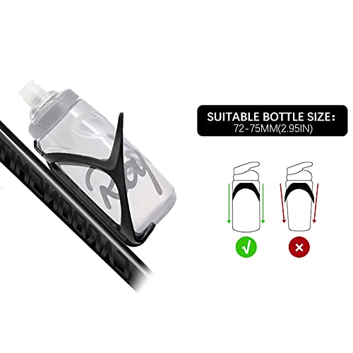 Portabidon Bicicleta Portabotellas Ligero for Bicicleta, portabotellas de Fibra Nailon, Soporte for bidón montaña y Carretera, Accesorios for 29 g(N2 2PCS)