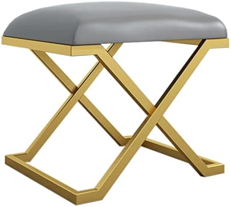 EYHLKM Furniture Living Room Sofa Pouf Home Dressing Table Stool Sedentary Chair Dressing Table Small Chair (Color : Gray, Size : One Size)