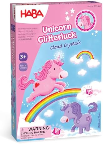 HABA Unicorn Glitterluck Cloud Crystals - A Sparkling Dice Games ...