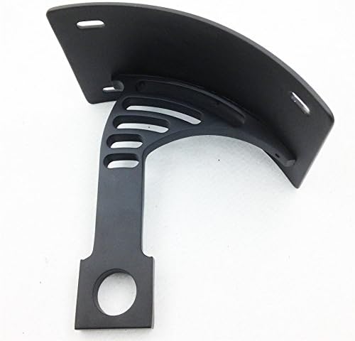 Miniatura 3 de HONGK - Soporte de etiqueta lateral negro compatible con placa de matrícula ZXR6 ZX6R636 ZX7 ZX9 B01C0SRVDI