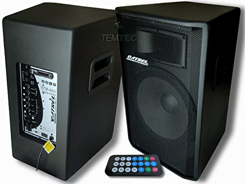 CAIXA DE SOM ATIVA 15" 300W DATREL PORTÁTIL PROFISSIONAL