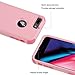 Co-Goldguard for iPhone 8 Plus Case, iPhone 7 Plus Case, [Shockproof] [Dropproof] Non-Slip Heavy Duty Protection Phone Case Cover for iPhone 8 Plus & 7 Plus, 5.5inch, (Pink)