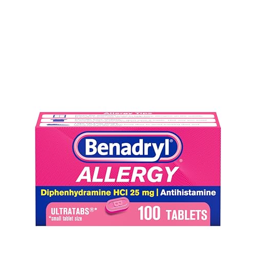 Benadryl Allergy Medicine for Adults and...