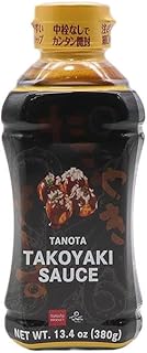 TANOTA Takoyaki Sauce 13.4oz (380g) | Authentic Japanese Umami Sauce for Takoyaki, Okonomiyaki, and Yakisoba | Product of Japan