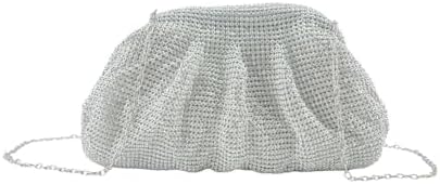 MODELISA - Party Clutch Bag with Glitters Chain Shoulder Wedding ...