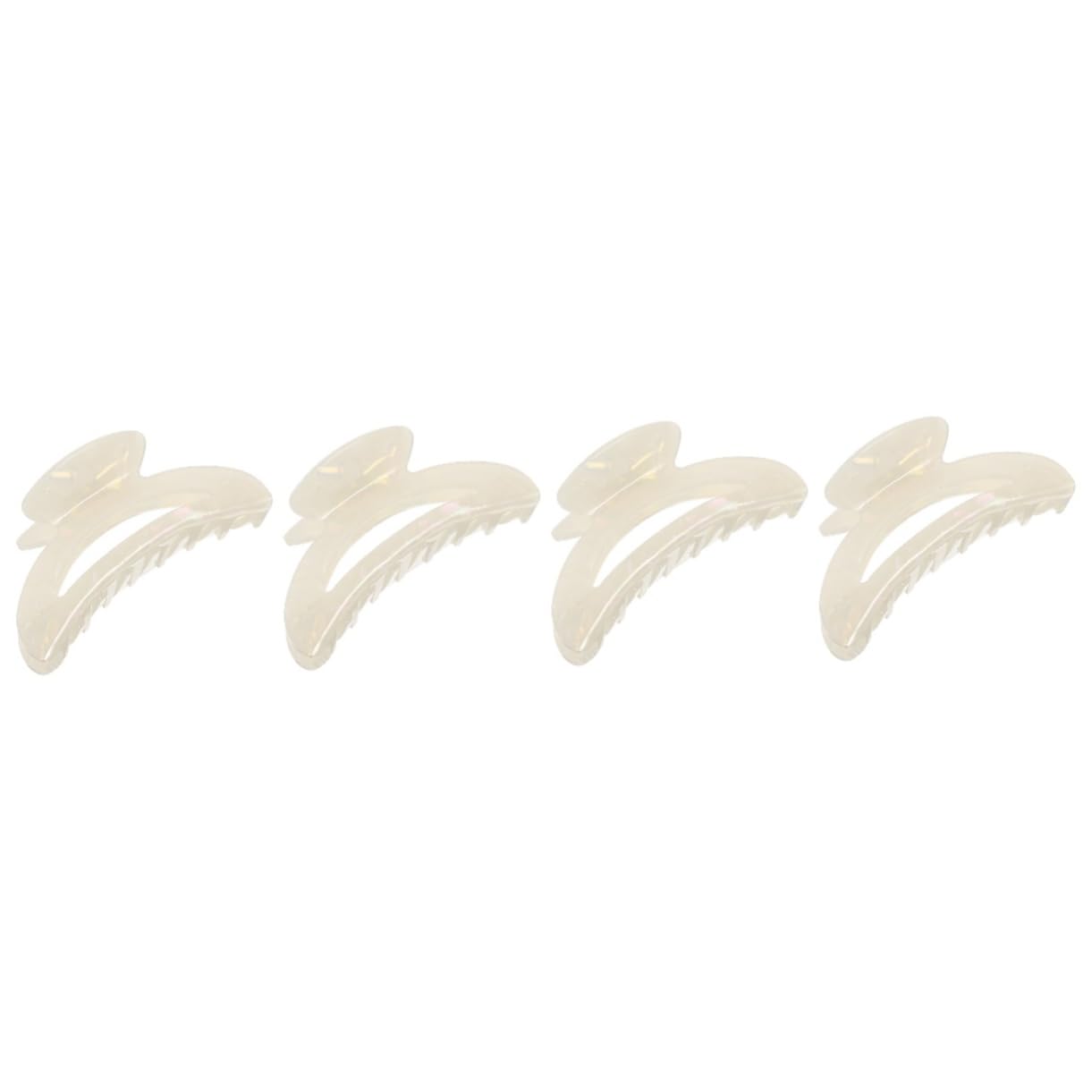 Healeved 4pezzi Fermaglio Per Con Motivo Marmorizzato Clip Jumbo Antiscivolo Per Acconciature Eleganti Accessorio Versatile Per Donne e Ragazze Per Cerimonie e Uso Quotidiano