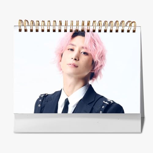 佐久間大介 卓上カレンダー 【2026年度 2025年9月始まり】 装飾 便利 実用性 文房具 新年 折りたたみ可能