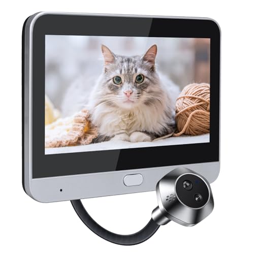 Bulevisiter Digitale Türspion Kamera - 4,3 Zoll LCD Mit Nachtsicht & Bewegungsmelder