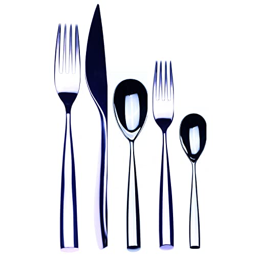 Mepra, Arte Cutlery Set, 20 Piece Set, Stainless Steel Finish #TOP23
