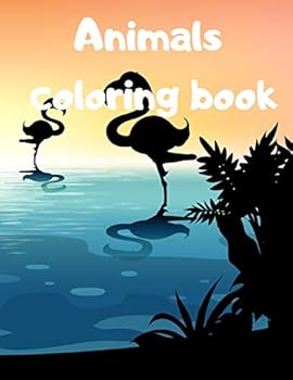 Paperback animal coloring book: animal coloring book
