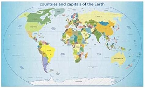 Amazon 世界地図玄関マット 国と首都の世界地図海のある地球湖のグラフィックアート 滑り止めの裏地付きの装飾的なポリエステルフロアマット 30 X 18 ペールブルー 75x45cm 玄関マット オンライン通販 Amazon 世界地図玄関マット 国と首都の世界地図海のある地球湖のグラフィックアート 滑り止めの裏地付きの装飾的なポリエステルフロアマット 30 X 18 ペールブルー 75x45cm 玄関マット オンライン通販
