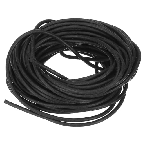 uxcell Silicone Foam Seal Strip,2.5mm(0.1") Dia 8.5 Meters(27.89 Ft),Black