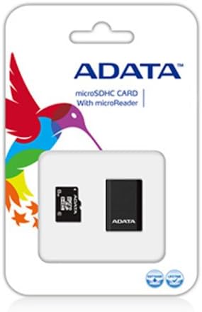 Adata 8GB Class 6 Microsdhc Card with Micro Sd/sdhc Reader - AUSDH8GCL6-RM3BKBL