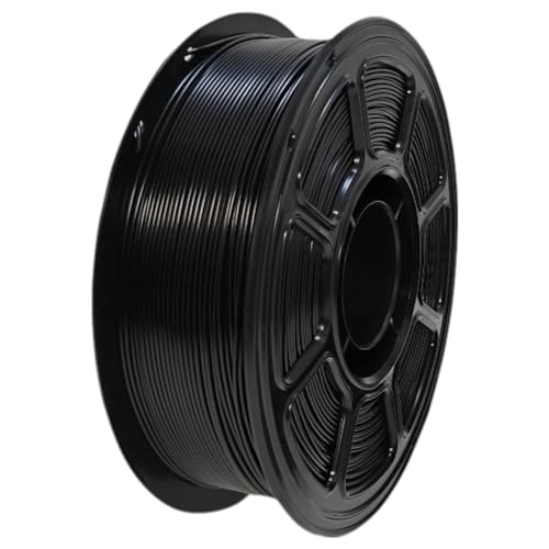 Filamento PLA Plus 1.75mm negro evita errores de impresión 3D principiante