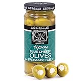 Sable & Rosenfeld Martini Tipsy Blue Cheese Olives 5 oz Jar (Pack of 1), Large Stuffed Green Olives, Cocktail Garnish, Perfect for Salads