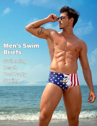 Arjen Kroos Mens Swim Briefs Trunks Bikini Swimwear Swimsuit Beach Print Shorts2