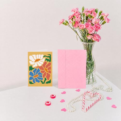 Nihuecne 40 Pack Floral Blank Greeting Cards and Envelopes, 10 Designs — view 3