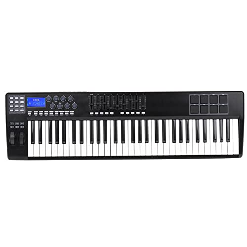 Clavier Piano 61 Touches USB MIDI Contrôleur du Clavier 8 RVB Tampons De Déclencheurs Arrière Colorés avec USB - Les Beatles, Paul McCartney, John Lennon, RIngo Starr, George Harrison Clavier Piano 61 Touches USB MIDI Contrôleur du Clavier 8 RVB Tampons De Déclencheurs Arrière Colorés avec USB – Image 8