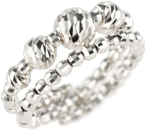 [アトラス] 18金 フリーサイズ リング 2連 形状記憶 エチオピアオパール ローズカット ゴールド